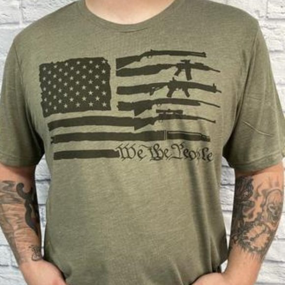 Whiskey Kiss Other - WE THE PEOPLE Handmade Graphic Tee